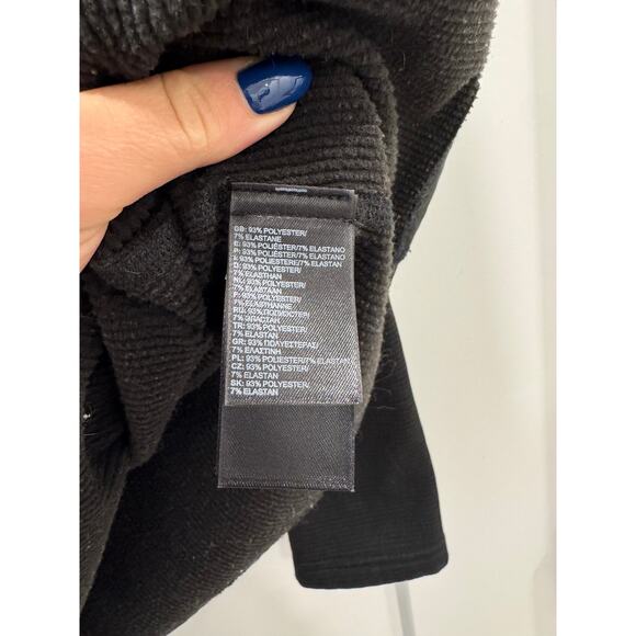 Womens black 1/4 zip north face jacket fleece inside large - Picture 4 of 4